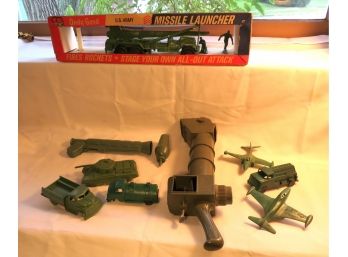 Andy Gard U.S. Army Missile Launcher With Planes, Tank & Trucks