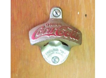 Coca Cola Wall Mounted Bottle Opener