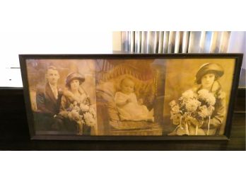 Antique Family Tri Photo By G. Levy