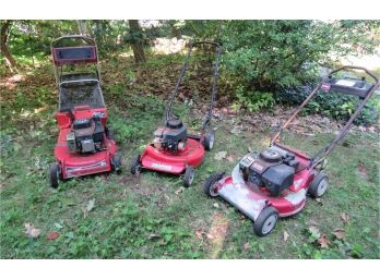 3 Lawn Mowers For Repair Or Parts