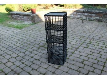 Plastic Stackable Cubby Rack