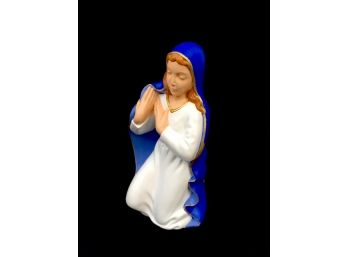 Vintage Hand-painted Atlantic Mold Ceramic Nativity Mary
