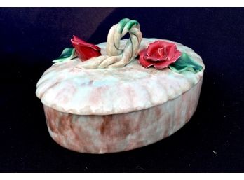 Hand-made Lidded Ceramic Dish