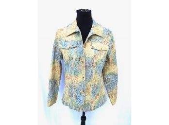 Ladies Coldwater Creek Embroidered Blazer/Jacket
