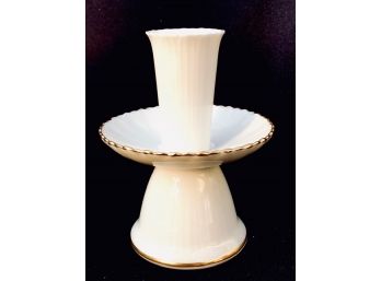 Single Noritake Fine Porcelain Candle Holder