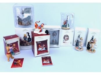 Collection Of Hallmark Winnie The Pooh Collectable Ornaments