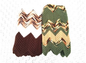 2 Hand-crochet Blankets