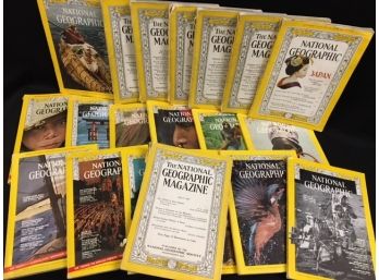 1947-1975 Assorted Vintage National Geographic Magazines