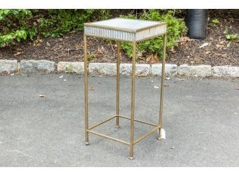 Corrugated Metal End Table