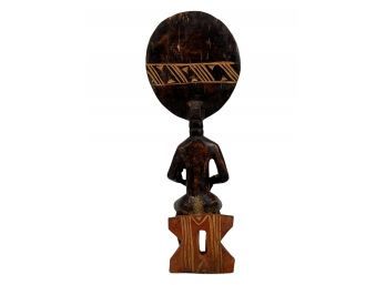 Vintage Carved African Ashanti Figure From Ghana