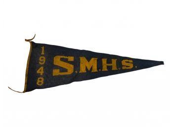 Vintage 1948 S.M.H.S. Pennant