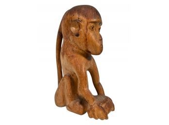 Vintage Hand Carved Monkey