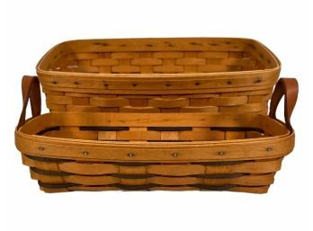 Two Longaberger Baskets