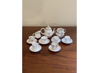 Childs Tea Set With Cup And Saucer
