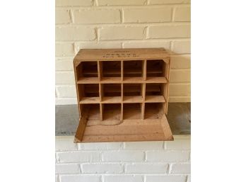 Wine Rack Or Display Shelf Made From Cruse French Wine Crate