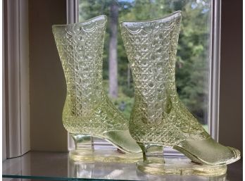 Set Of 2 Boot Shaped Bouquet Holders