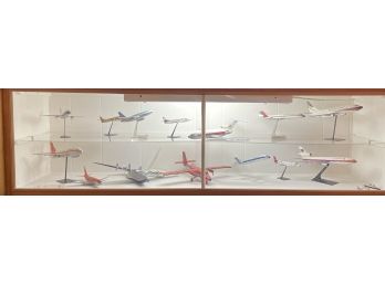 Lot Of 14 Model Airplanes Various Aircraft