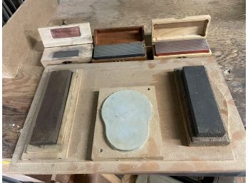 Collection Of Sharpening Blocks.
