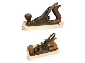 Pair Of Antique Hand Planes. Metro/ DRPa No.3 And Bailey No.4.    #4