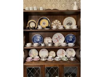 Large Collection Of Cups & Saucers And Porcelain Plates.