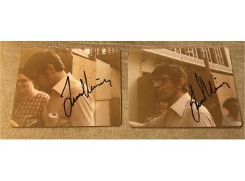 Leonard Nimoy Signed 3x4 Photos Original Trek Convention Inscribed