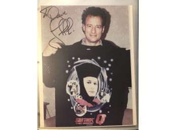 John De Lancie Signed 8x10 Photo Star Trek Q Inscribed