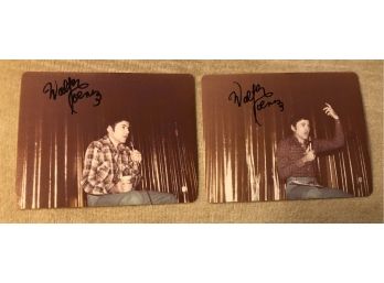 Walter Koenig Signed Photos (lot Of 2) Original Trek Convention