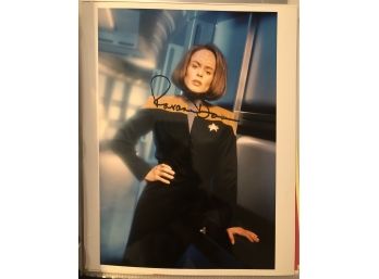 Roxann Dawson Signed 8x10 Photo Star Trek Voyager BElanna Torres