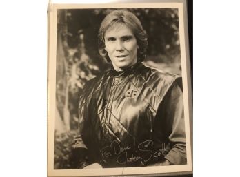 Judson Scott Signed 8x10 B/w Photo Inscribed Joachim Star Trek