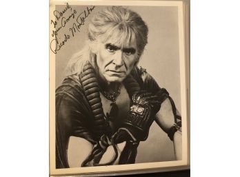 Ricardo Montalban Signed 8x10 B/w Photo Inscribed Star Trek Kahn