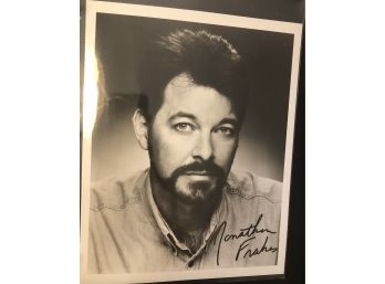 Jonathan Frakes 8x10 B/w Publicity Photo