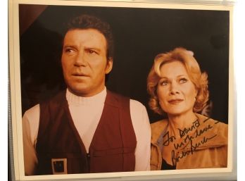 Bibi Besch Signed 8x10 Photo Star Trek Dr Carol Marcus RARE Deceased