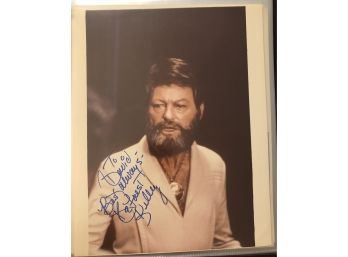 Deforest Kelley Signed 8x10 Photo Inscribed