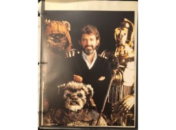 George Lucas 8x10 Publicity Photo Star Wars W/letter From Company