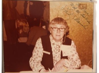 Shirley Maiewski Signed 8x10 Original Trek Convention Photo Inscribed