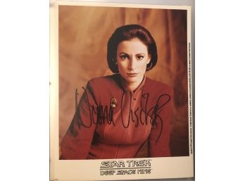 Nana Visitor Signed 8x10 Photo Star Trek DS9 Kira Nerys