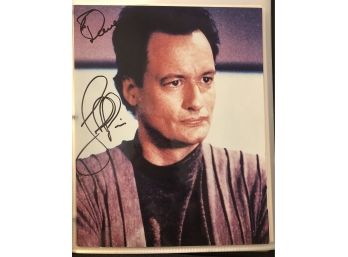 John De Lancie Signed 8x10 Photo Star Trek Q Inscribed #2