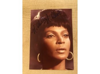 Nichelle Nichols Signed 5x7 Photo Star Trek Uhura