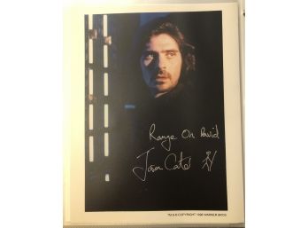 Jason Carter Signed 8x10 Photo Babylon 5 Marcus Cole Inscribed #2