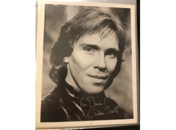 Judson Scott Signed 8x10 B/w Photo Inscribed Joachim Star Trek