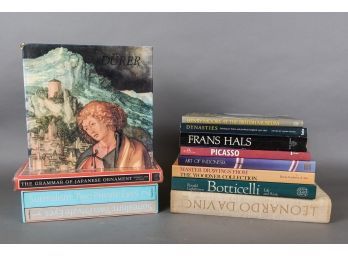 Collection Of Eleven Art Books - Picasso, Leonardo DaVinci, Frans Hals And More