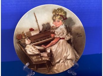 Vintage Richard Zolan Cora's Recital Collector Plate -  (1981)