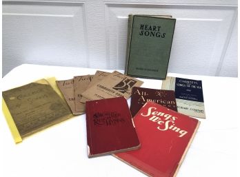Collection Of Vintage Song Books