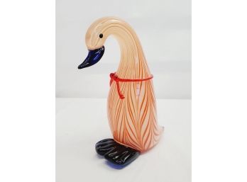 Vintage Large Art Glass Murano(?) Duck Goose Figurine