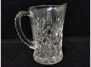 Vintage Pressed Glass Pitcher