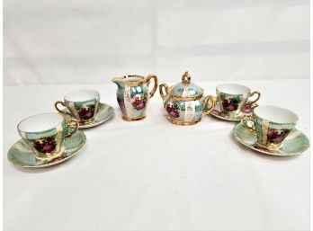 Vintage Porcelain Tea Set - Courting Couple