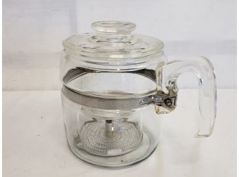 Vintage Pyrex Glass Coffee Pot Percolator