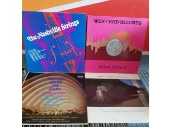 Lot Of 4 Vinyl Records - Nashville Strings, West End, Leonard Pennario, Windham Hill