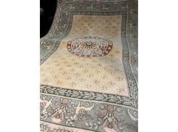 Wool Medallion  Area Rug