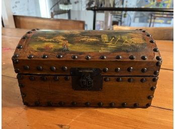 Hand Painted Jewelry Box